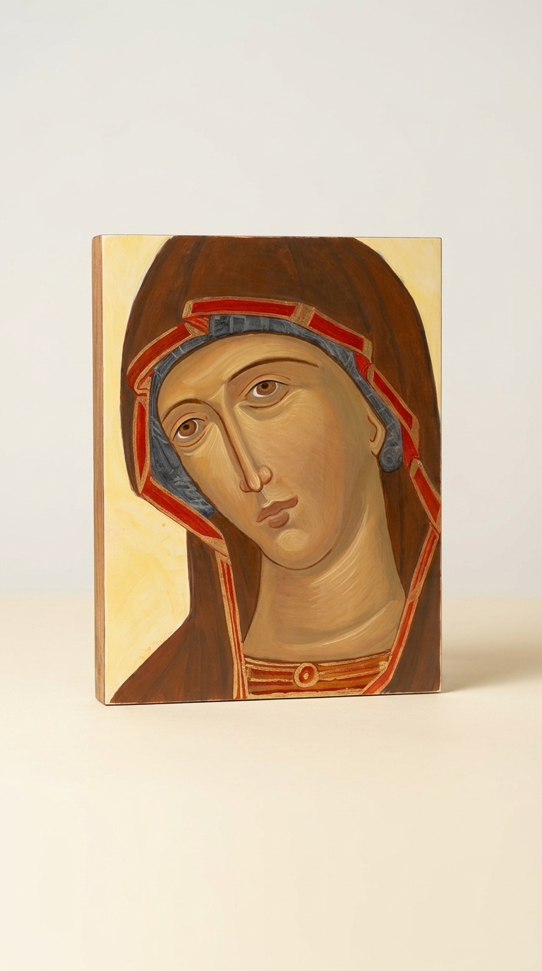 Theotokos Mother Of God Miniature Icon